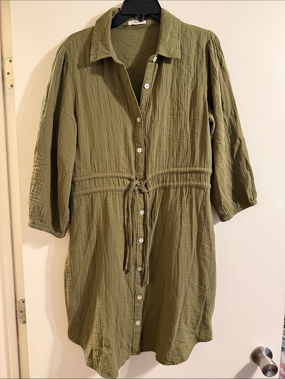 Maurices Olive Green Gauze Dress